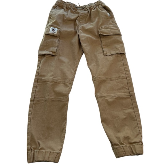 Quiksilver Back to Cargo Straight Fit Youth Pants Khaki Boys Size Small 10 - Picture 1 of 10